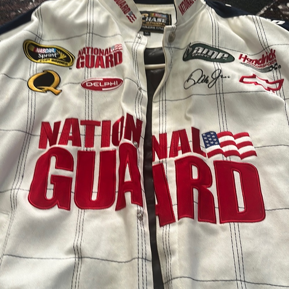 This is an official Nascar Jacket Dale Earnhardt JR. Barely worn …